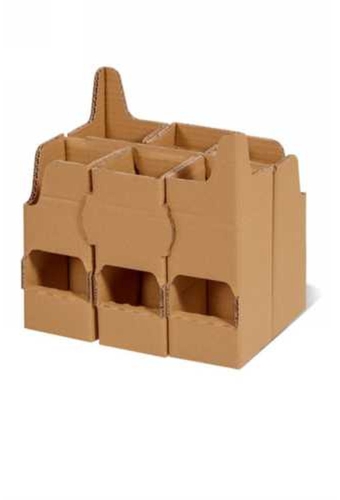 Bier Verzendverpakking 6 Flesjes 27.5x20x28.5cm Met inlay 30stuks