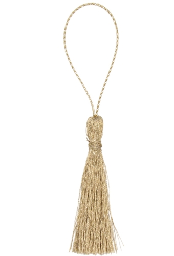 Decoratie Kwastje Tassel Brons 5.5cm 70stuks