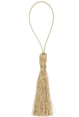 Decoratie Kwastje Tassel Brons 5.5cm 70stuks