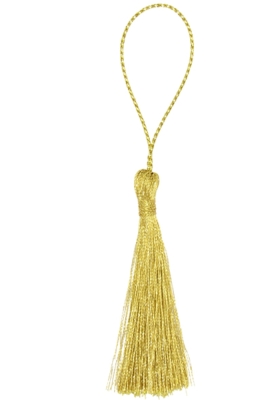 Decoratie Kwastje Tassel Goud 5.5cm 70stuks