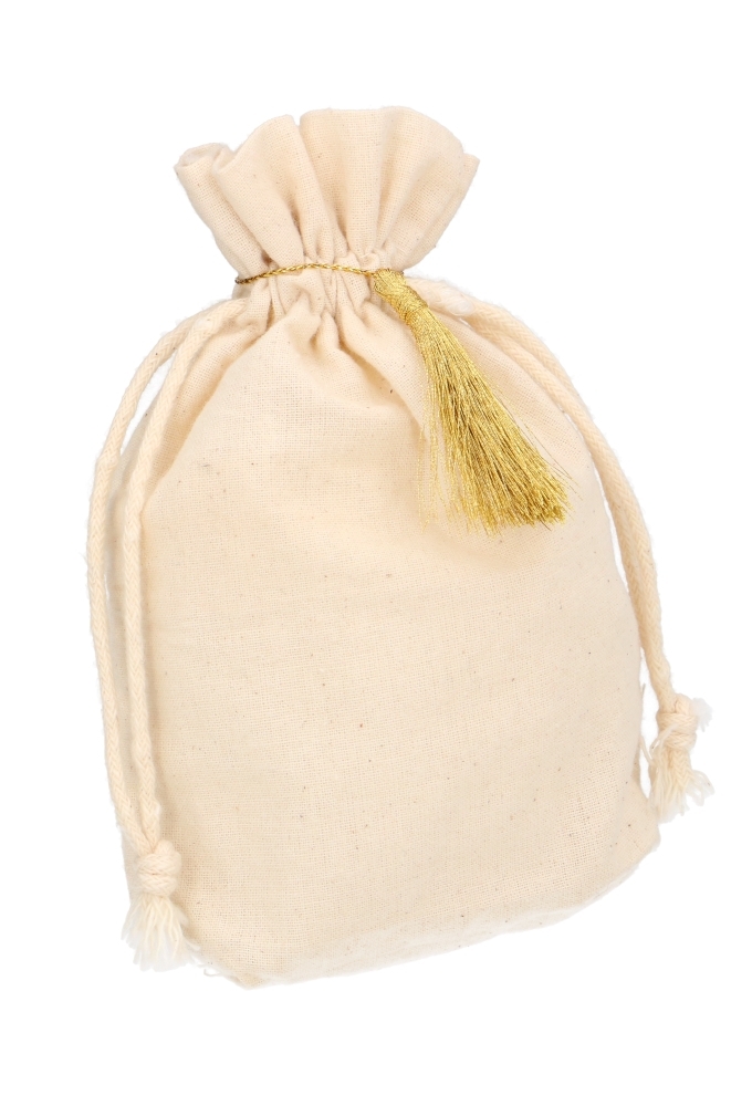Decoratie Kwastje Tassel Goud 5.5cm 70stuks