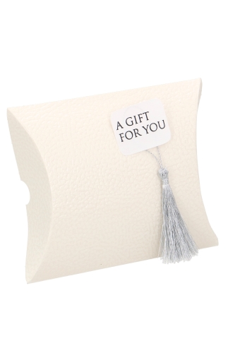 Decoratie Kwastje Tassel Zilver 5.5cm 70stuks