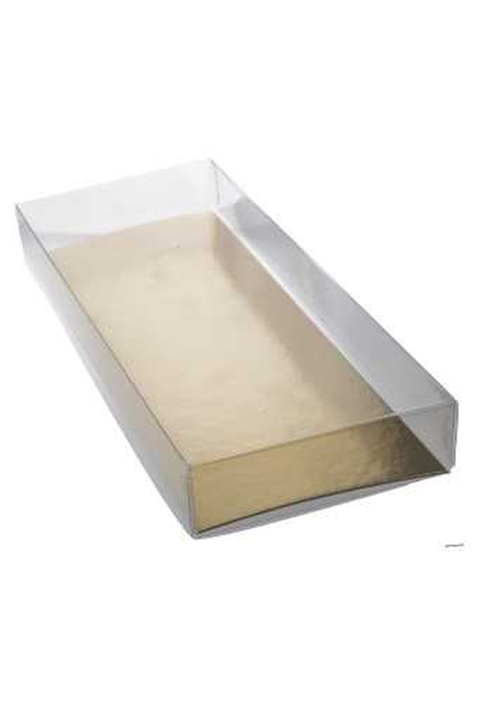 Transparant Cadeaudoosjes & Gouden Bodem 25x10x3cm 70stuks