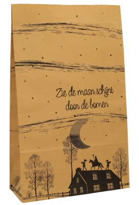Sintzak Groot Kraft Zie De Maan Schijnt Door De Bomen 28x11x45cm 50stuks
