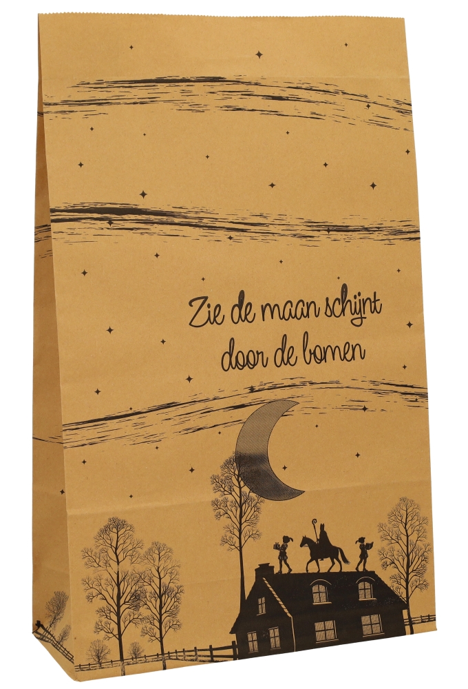 Sintzak Groot Kraft Zie De Maan Schijnt Door De Bomen 28x11x45cm 50stuks