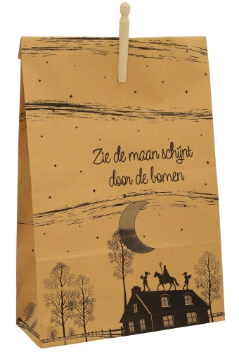 Sintzak Groot Kraft Zie De Maan Schijnt Door De Bomen 28x11x45cm 50stuks