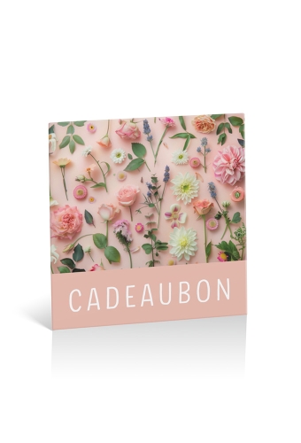 Kadobon + Cadeau Envelop Viva Pink Garden 12x12x1.5cm 10stuks