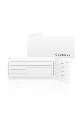 Cadeaubon + Cadeau Envelop Nuance Christmas Bordeaux 21.5x10.5cm 10 stuks