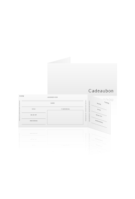 Cadeaubon + Cadeau Envelop Nuance Olive Pink 21.5x10.5cm 10 stuks