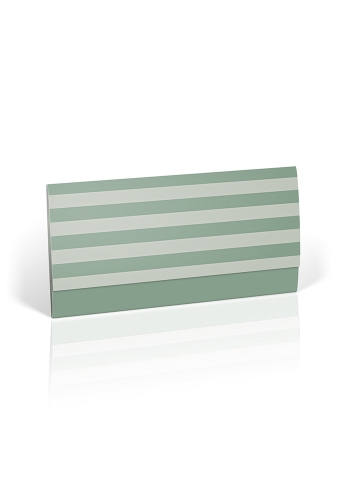 Cadeaubon + Cadeau Envelop Nuance Stripes Green 21.5x10.5cm 10 stuks