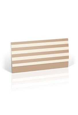 Cadeaubon + Cadeau Envelop Nuance Stripes Taupe 21.5x10.5cm 10 stuks