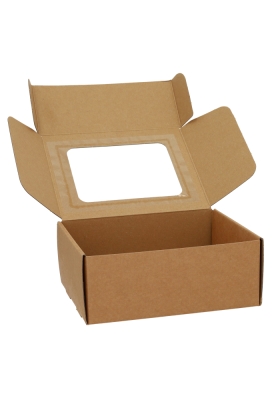 Geschenkdoos Vista Venster Kraft 20.5x16x8cm 100stuks