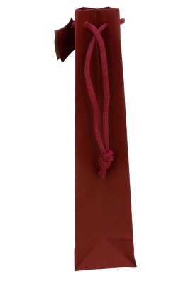 Wijntasjes Vintura Bordeaux Met Venster & Koord 1 Fles 10x9x38cm 20stuks