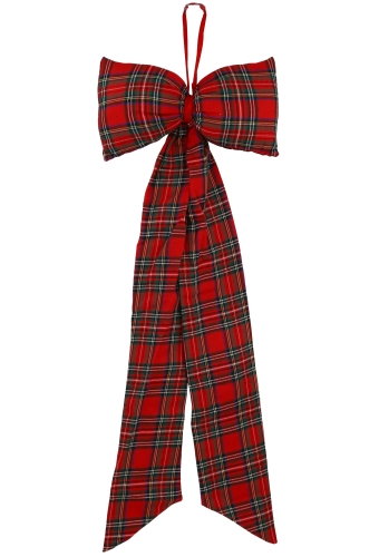 Decoratie Strik Scottish Rood Schotse Ruit 30x80cm 1 stuk