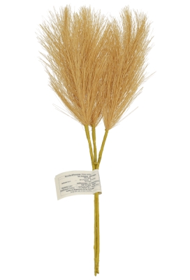 Kado Decoratie Tak Kunstgras Beige 30cm 36stuks