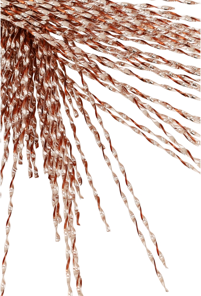 Kado Decoratie Twists Spirella Rosegoud 3mm x 80cm 50stuks