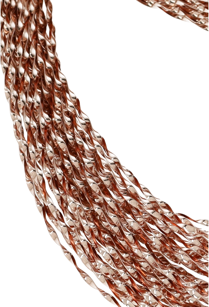 Kado Decoratie Twists Spirella Rosegoud 3mm x 80cm 50stuks