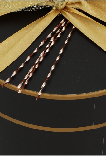 Kado Decoratie Twists Spirella Rosegoud 3mm x 80cm 50stuks
