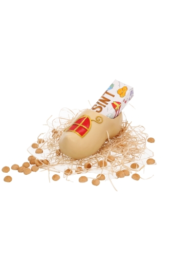 Sinterklaas Klompen XL & Mijter met Staf 19x8.5x10cm 2stuks