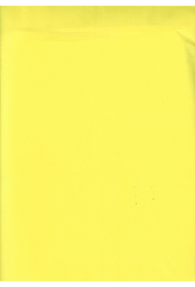 Zijdevloei - Vloeipapier Onbedrukt Geel 50x75cm 240 vellen