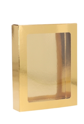 Chocoladeletterdozen Goud GK4 15x11x3.1cm 50stuks