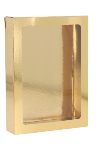 Chocoladeletterdozen Goud GK7 17.7x12.2x3.5cm 48stuks
