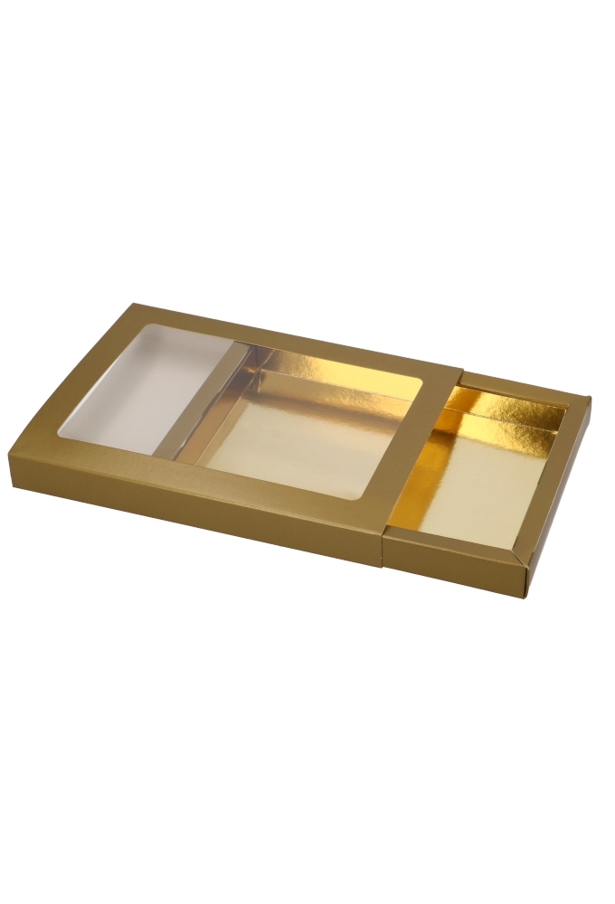 Chocoladeletterdozen Goud GK7C 17.7x14.2x2cm 60stuks