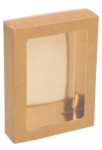 Chocoladeletterdozen Kraft GK1 13x9x3cm 100stuks