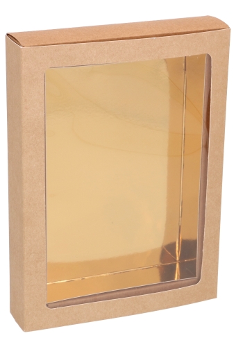 Chocoladeletterdozen Kraft GK7 17.5x12x3.3cm 100stuks
