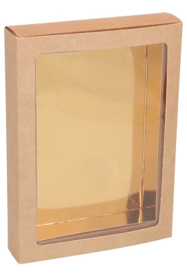 Chocoladeletterdozen Kraft GK7 17.5x12x3.3cm 100stuks