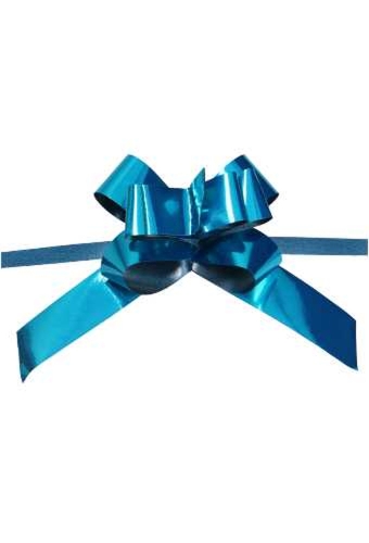 Mini Trek Strikken Metallic Blauw Doorsnee van 45mm lint 15mm 50stuks
