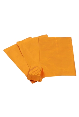 Aluminium Inpak Vellen Voor Bonbons Oranje 7x11cm 200stuks
