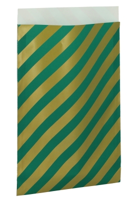 Kadozakjes Forest Gold Stripe 12x19cm 200stuks