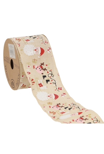 Luxe Kadolint & IJzerdraad Kerst Kertsman & Ree 63mm x 10meter