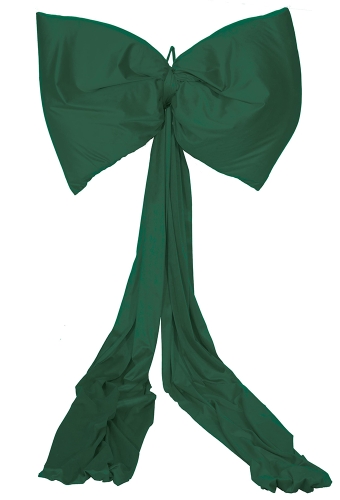 Strik Belloria XL Velvet Groen Met 2 lussen En Lange Linten 75x225cm 1 stuks