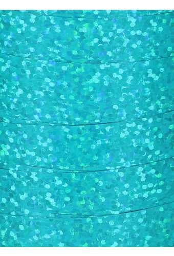 Krullint Holografisch Blauw 10mm x 200 meter