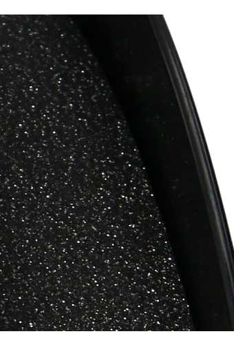 Krullint Glitter Zwart 25mm x 50 meter