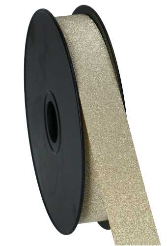 Krullint Glitter Goud 25mm x 50 meter