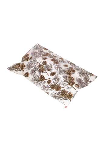 Kerstzakjes Folie Mita Dennenappeltjes & Plakstrip 15x23.5+3cm 100st