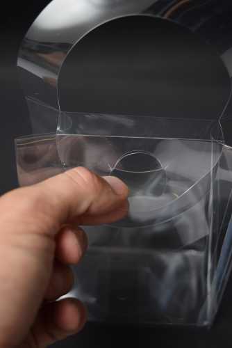 Kadotasjes SIERA Transparant 200my PET 12.5x6.5x16cm 10stuks