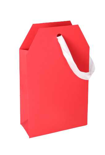 Geschenktasjes Carta Regalo Red White 14.5x6.5x24.5cm 12stuks