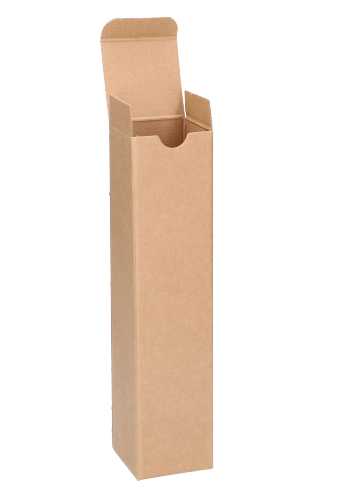 Geschenkdoos Dozza Glad Naturel 6.5x6.5x32cm 10stuks