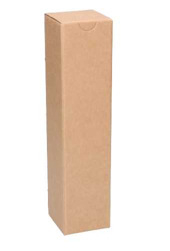 Geschenkdoos Dozza Glad Naturel 6.5x6.5x32cm 10stuks