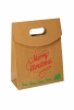 Geschenktasjes Mocona Kraft Merry Christmas 19x9x24.5cm 12stuks