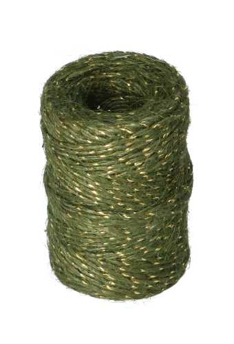 Kadolint Touw Donker Olijf Groen & Goud 2mm x 50 meter