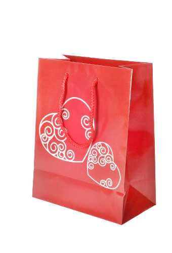 Kadotasjes Liefde Medium Love You al my Heart 18x10x23cm 12stuks