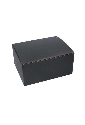 Geschenkdoos Delivery Box Zwart 25x20x12cm 435gram karton 10stuks