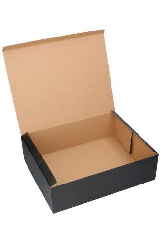 Geschenkdoos Delivery Box Zwart 40x32x12cm 435gram karton 10stuks