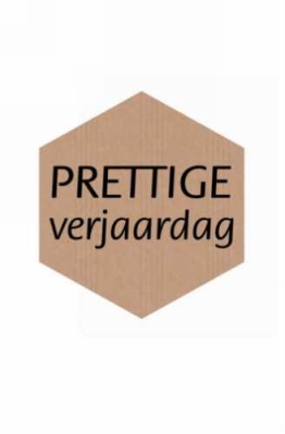 Etiketten Feest Ruit Prettige Verjaardag Kraft 5x4.5cm 500st op is op Etiketten Feest Ruit Prettige Verjaardag Kraft 5x4.5cm 500st op is op
