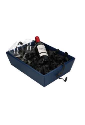 Geschenkdoos Korf Spot Blauw 29x21x9cm 30stuks OP IS OP